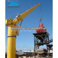 Crane with grab for bulk handling